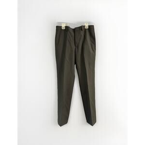 Balenciaga Men’s Black Wool Blend Dress Pants Size 44EU 30x29 Made in Italy